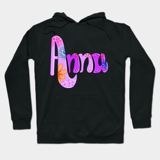 Anna popular girls first name. Personalized personalised customised name Anna Hoodie